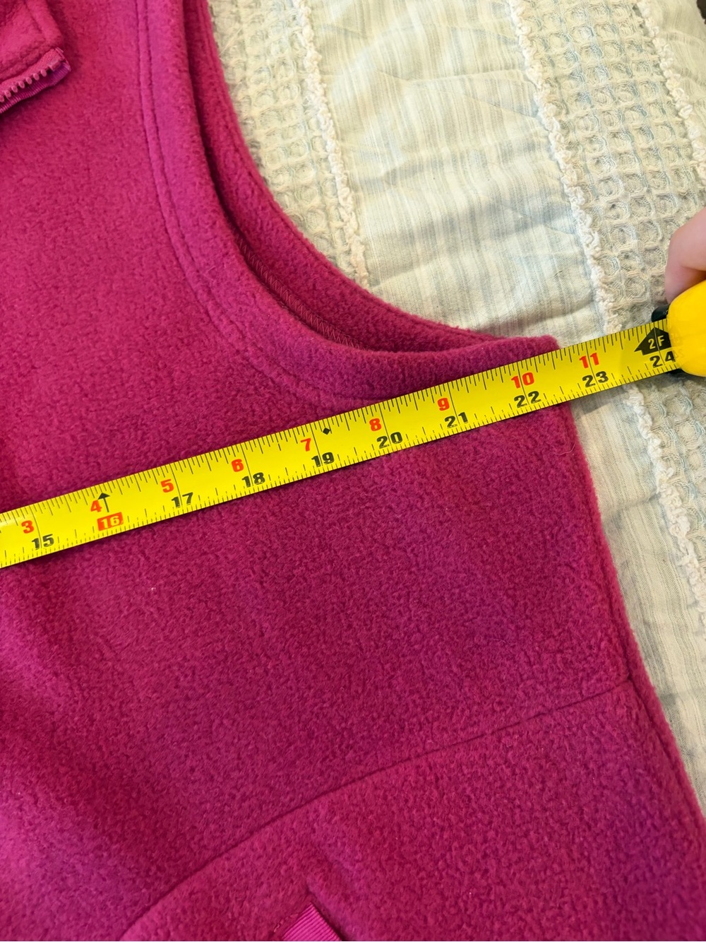 Catalina Fuchsia Pink Fleece Vest - Picture 4 of 6
